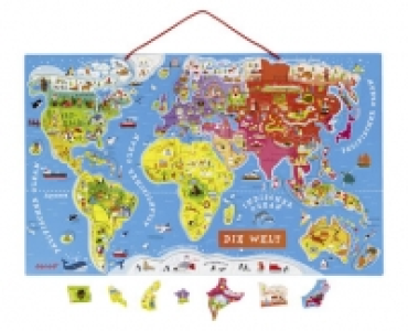 MAGNETPUZZLE WELTKARTE