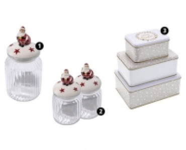 CROFTON® WEIHNACHTLICHE VORRATSDOSEN/-GLÄSER