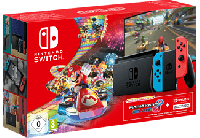 MediaMarkt Nintendo Switch + Mario Kart 8 Deluxe Bundle - Spielekonsole - Neon-Rot/Neon-Bl