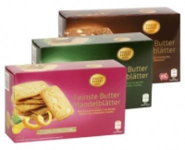 Aldi Suisse  FINEST BAKERY BUTTERMANDELBLÄTTER