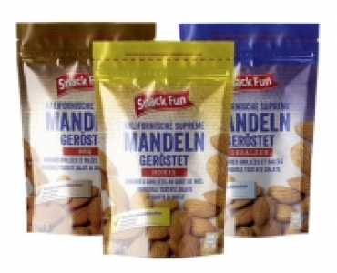 Aldi Suisse  SNACK FUN KALIFORNISCHE SUPREMEMANDELN