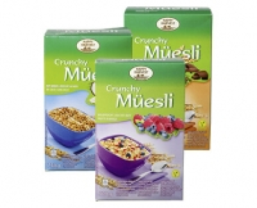 Aldi Suisse  HAPPY HARVEST KNUSPER MÜESLI