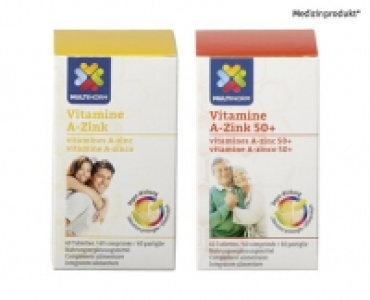 Aldi Suisse  MULTIFORM VITAMINE A-ZINK