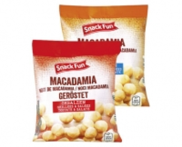 Aldi Suisse  SNACK FUN MACADAMIA NÜSSE