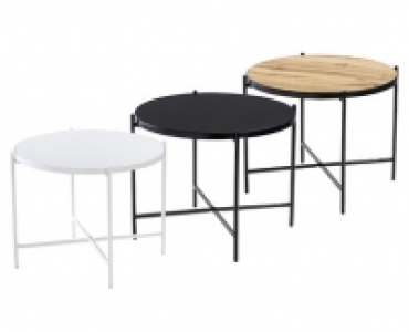 LIVING STYLE BEISTELLTISCH MIT WENDBARER TISCHPLATTE