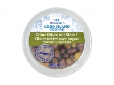 Kleine Grüne Oliven aus Kreta