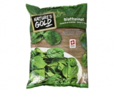 Aldi Suisse  NATURES GOLD BLATTSPINAT