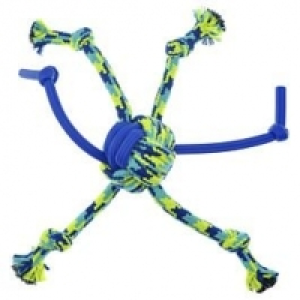 Zeus Hundespielzeug K9 Fitness Rope & TPR Spider Ball