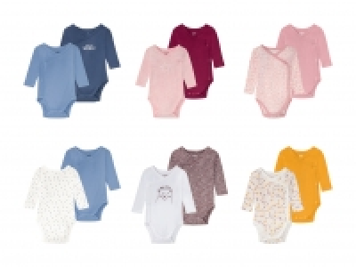 Lidl  Baby-Bodys/-Wickelbodys, 2er