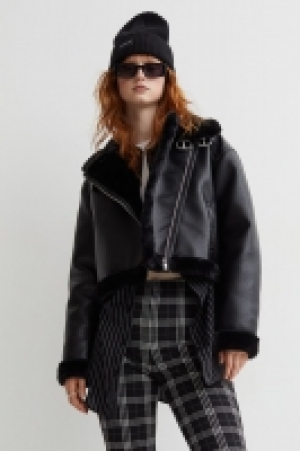 Bikerjacke mit Fellimitat CHF 57.95