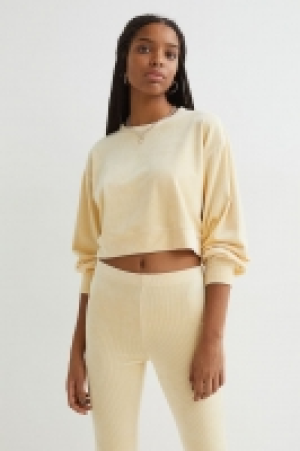 Geripptes Veloursshirt CHF 10.95