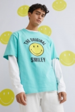 T-Shirt mit Print Relaxed Fit