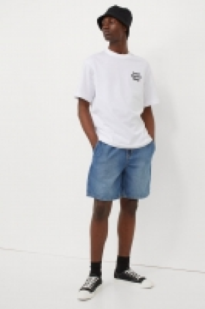 HM  Regular Denim Joggershorts