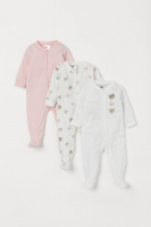 HM  3er-Pack Pyjamas mit Zipper