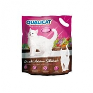 Qualipet  QUALICAT Katzenstreu Qualiclean Silikat klumpend 7.5l