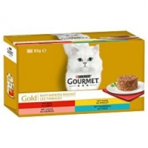 Gourmet Gold Raffiniertes Ragout - Rind, Huhn, Lachs, Thunfisch 4x85g CHF 2.65