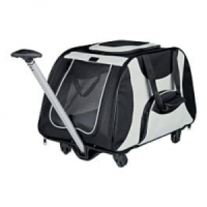 Qualipet  Trolley 34x43x67cm schwarz-grau