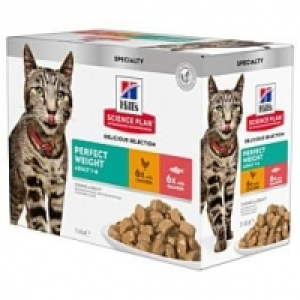 Qualipet  Hills Katzenfutter Science Plan Adult Perfect Weight Multipack Huhn &