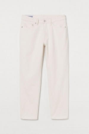 Regular Tapered Cropped Jeans