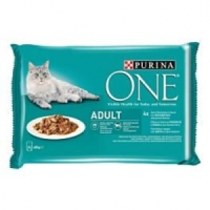 Purina ONE Katzenfutter Adult in Sauce mit Ozean Fisch CHF 10.95