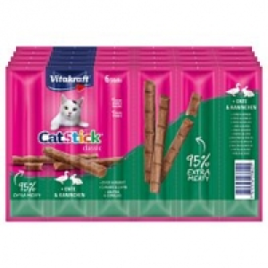Vitakraft AKTION Cat Stick 5 x 6er Multipack Ente & Kaninchen
