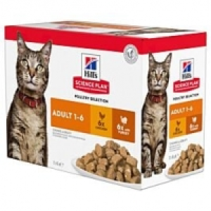 Qualipet  Hills Katzenfutter Science Plan Adult Multipack diverse Geschmacksric