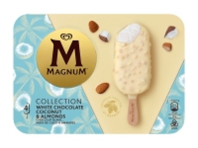 Lidl  Magnum White Chocolate Coconut Stieleis