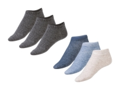 Leinen-Sneakersocken, 3er