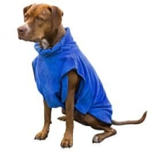 Freezack Hundebademantel blau