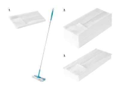 Staubwischer-Set/Ersatz-Tücher