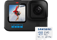 MediaMarkt Gopro GOPRO Hero 10 & 128GB Micro-SD Karte - Actioncam Schwarz
