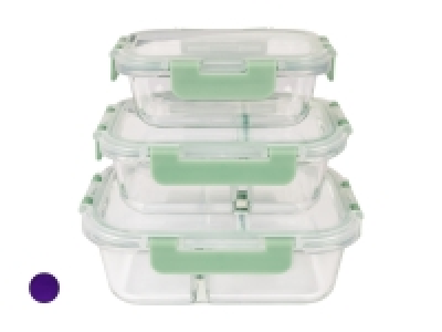 Lidl  Glas-Lunchboxen-Set, 3er