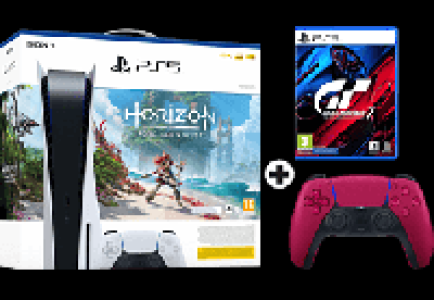 MediaMarkt Sony Ps PlayStation 5 + Horizon Forbidden West + Gran Turismo 7 + PS5 DualSens