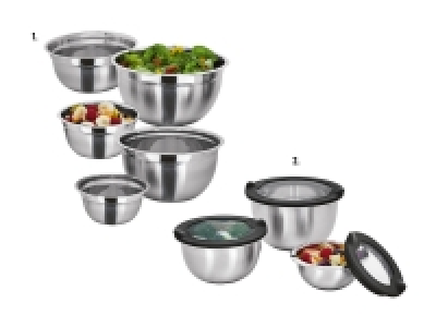 Edelstahl-Rührschüssel-Set
