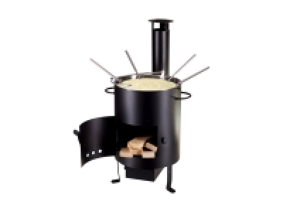 Nouvel Outdoor Fondue- und Grill-Ofen, 9-teilig