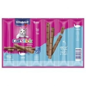 Qualipet  Vitakraft Katzensnack Cat Stick mini Lachs 6Stk.