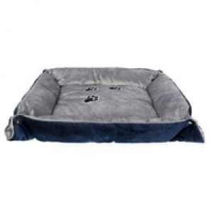 Qualipet  Freezack Katzenbett Pfotendesign blau/grau