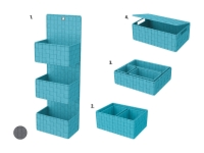 Lidl  Hängeregal/Korb-Set