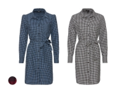 Flanell-Longbluse