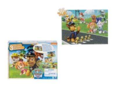 Lidl  Paw Patrol Holz Puzzle-Set