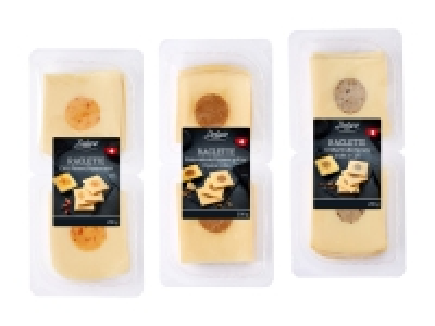 Raclette Scheiben gefüllt
