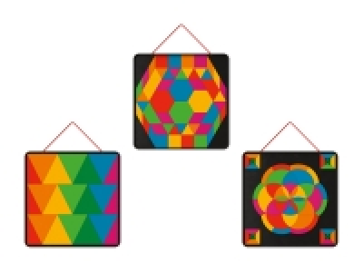 Kreative Magnetformen-Tafel