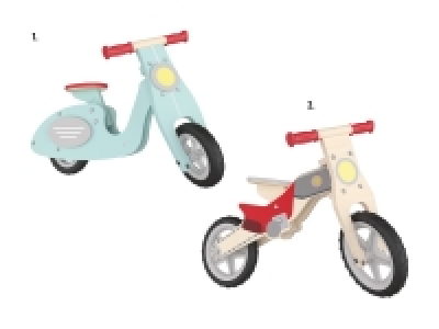 Holz-Laufrad/-Motorrad