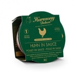 Qualipet  Harmony Cat Deluxe Cup Kitten Huhn in Sauce Immun-Boost & Care