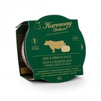 Qualipet  Harmony Cat Deluxe Cup Adult Rind & Kürbis in Sauce