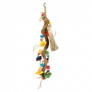 Trixie Holzspielzeug für Vögel mit Weidenbällen 56cm CHF 17.90