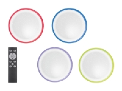 LED-Deckenlampe mit Farb-Dekolicht (nur in der Deutschschweiz)