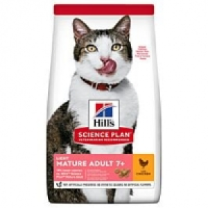 Qualipet  Hills Katze Science Plan Mature Adult Trockenfutter Light Huhn