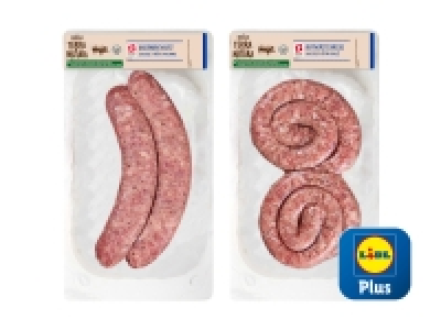 Lidl  Bauernbratwurst/Bratwurstschnecke