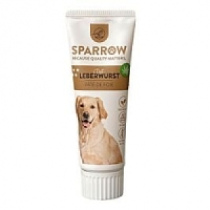 Qualipet  Sparrow Pet Leberwurstpaste mit CBD für Hunde